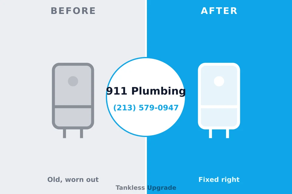 Before and after: plumbing repair Wanaque, NJ